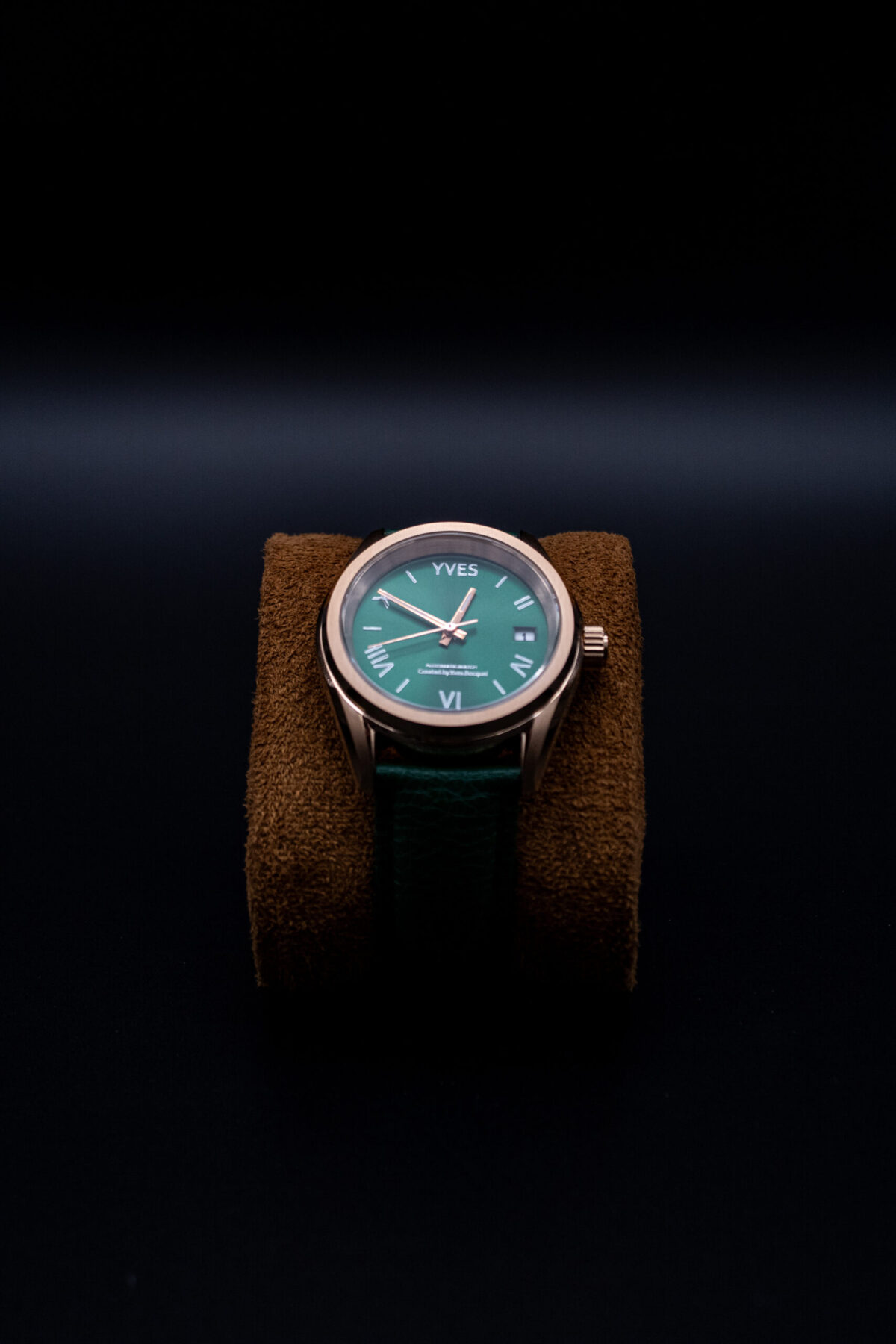 Montre personnalisée homme Yves, fabriquée à la main en France