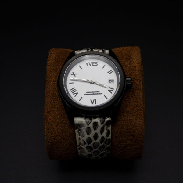 Montre personnalisée homme Yves, fabriquée à la main en France